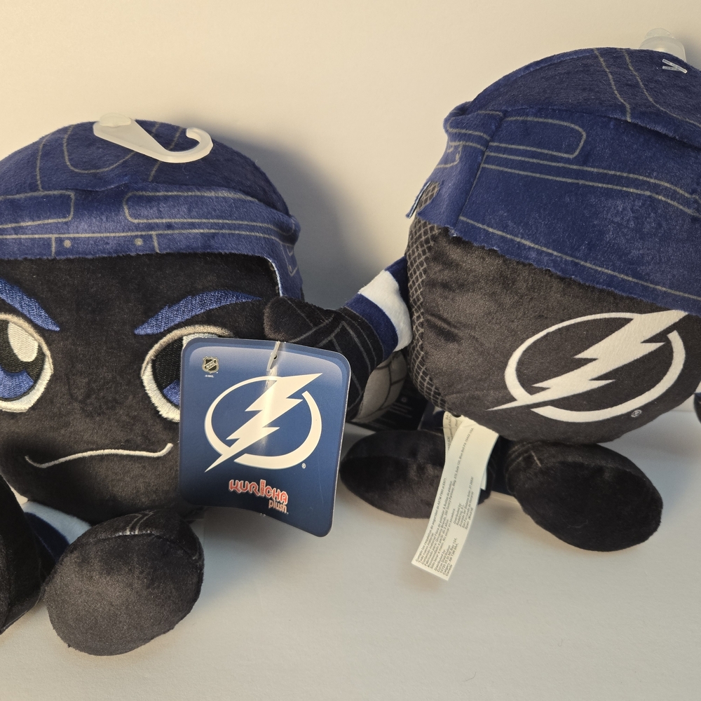 Blue and Black Lightning Plush Toy